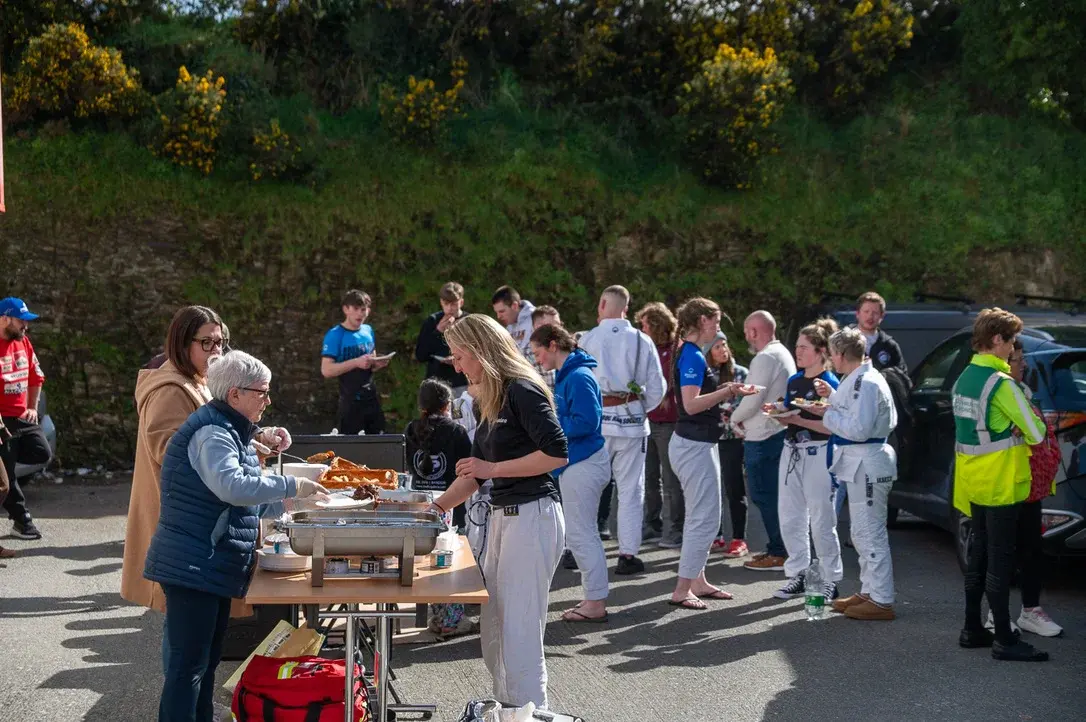 Community BBQ and Bandon First Responders at Studio Galera's 10th anniversary celebration in Bandon, West Cork 1