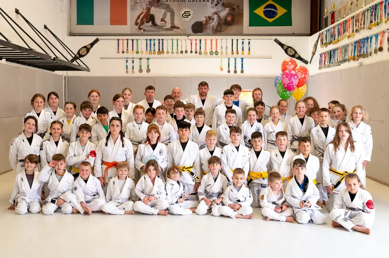 Graduation ceremony and belt promotions at Studio Galera's 10th anniversary in Bandon, West Cork 1
