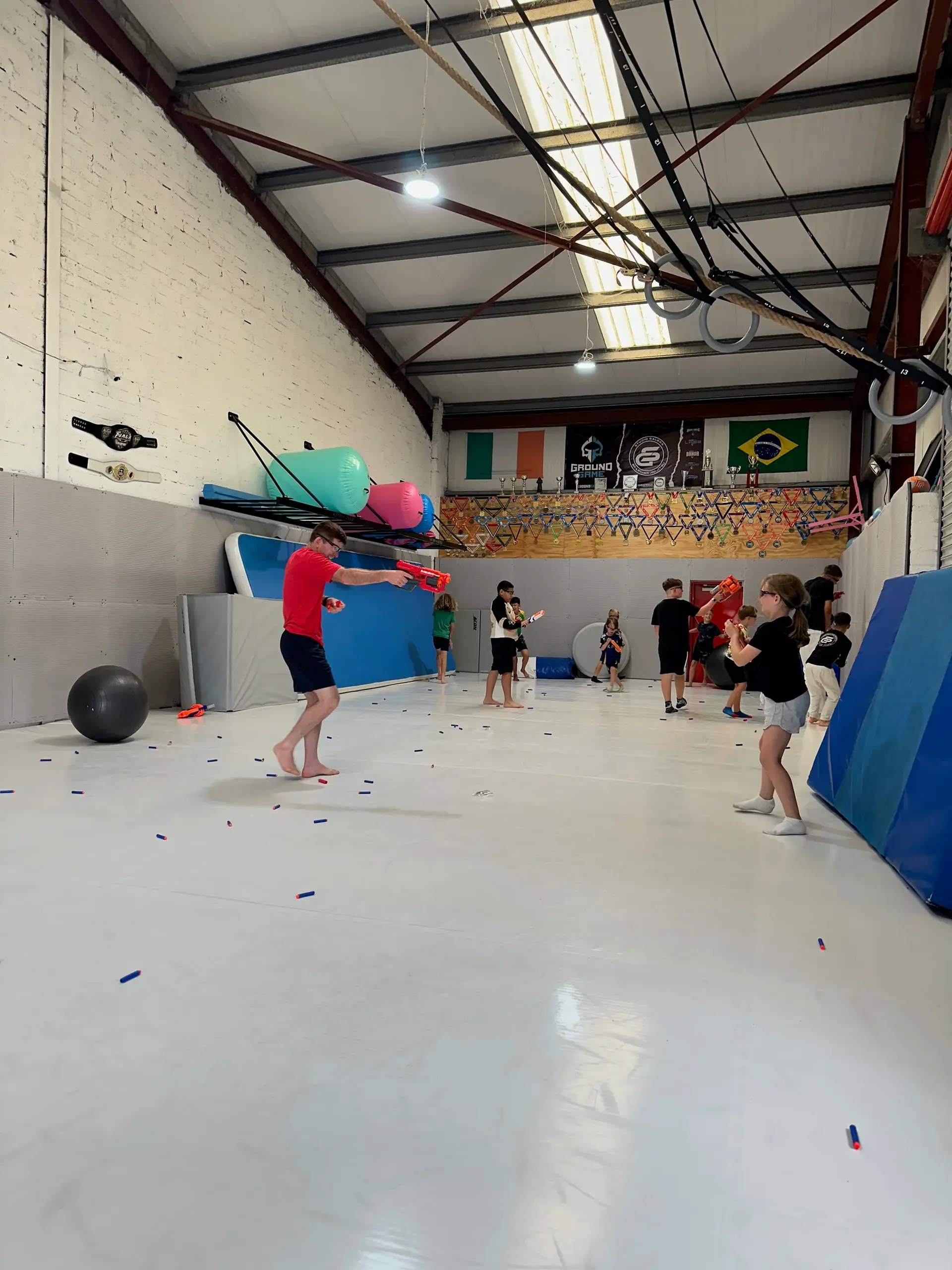 Kids learning gymnastics, capoeira, and self-defense at Studio Galera Fusion Camp in Bandon, West Cork 1