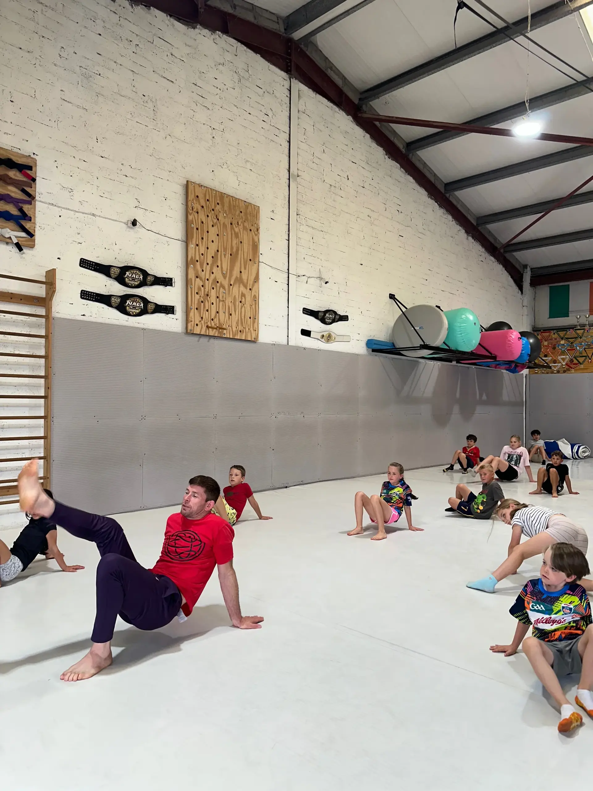 Kids learning gymnastics, capoeira, and self-defense at Studio Galera Fusion Camp in Bandon, West Cork 3