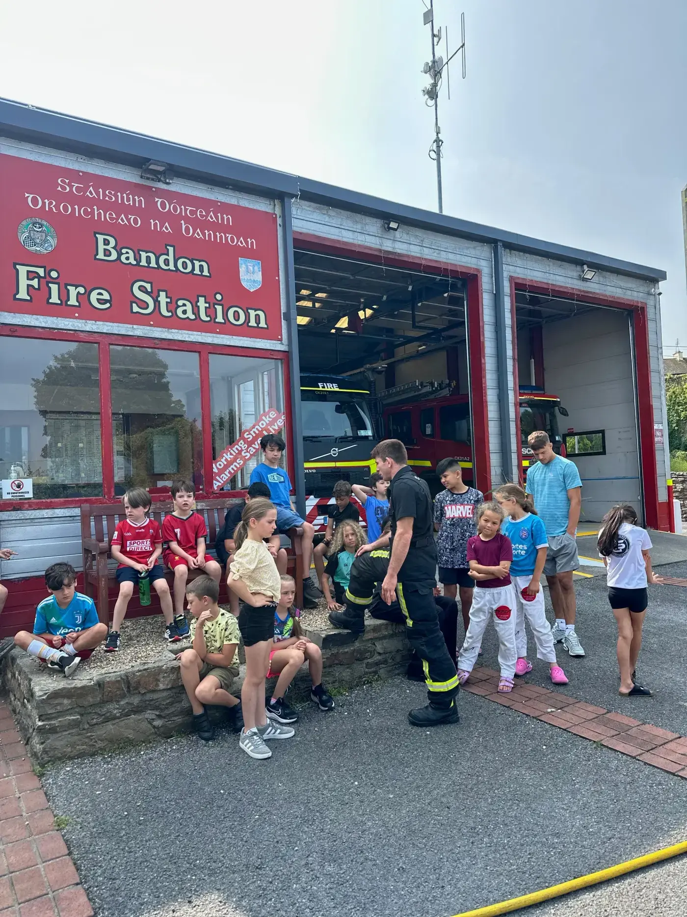 Kids learning gymnastics, capoeira, and self-defense at Studio Galera Fusion Camp in Bandon, West Cork 6