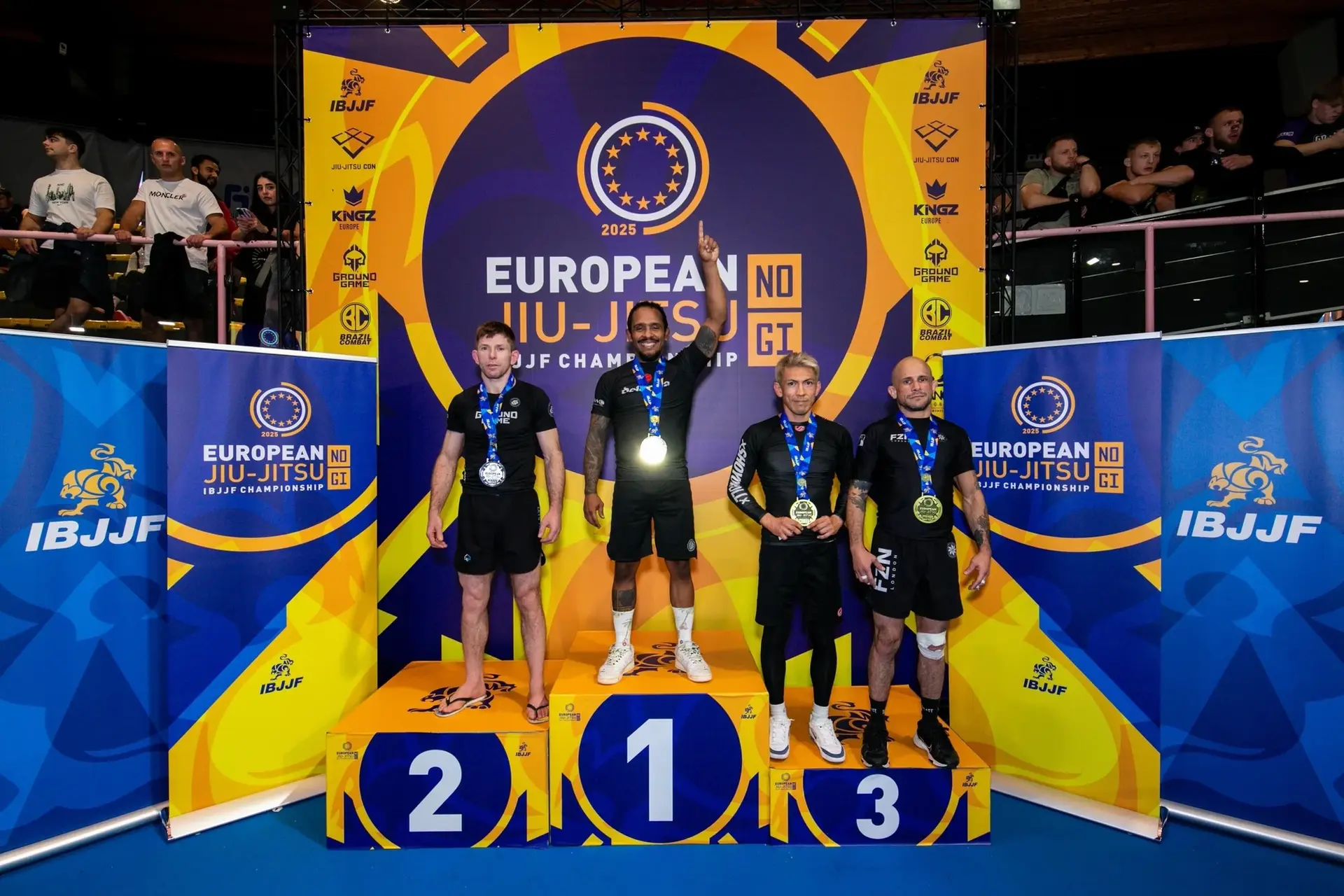 Studio Galera instructors and athletes with medals at No-Gi Europeans 2025 representing Bandon, West Cork 4