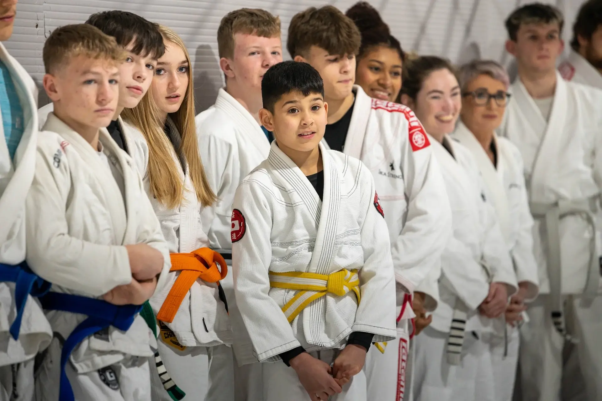Teen BJJ Training