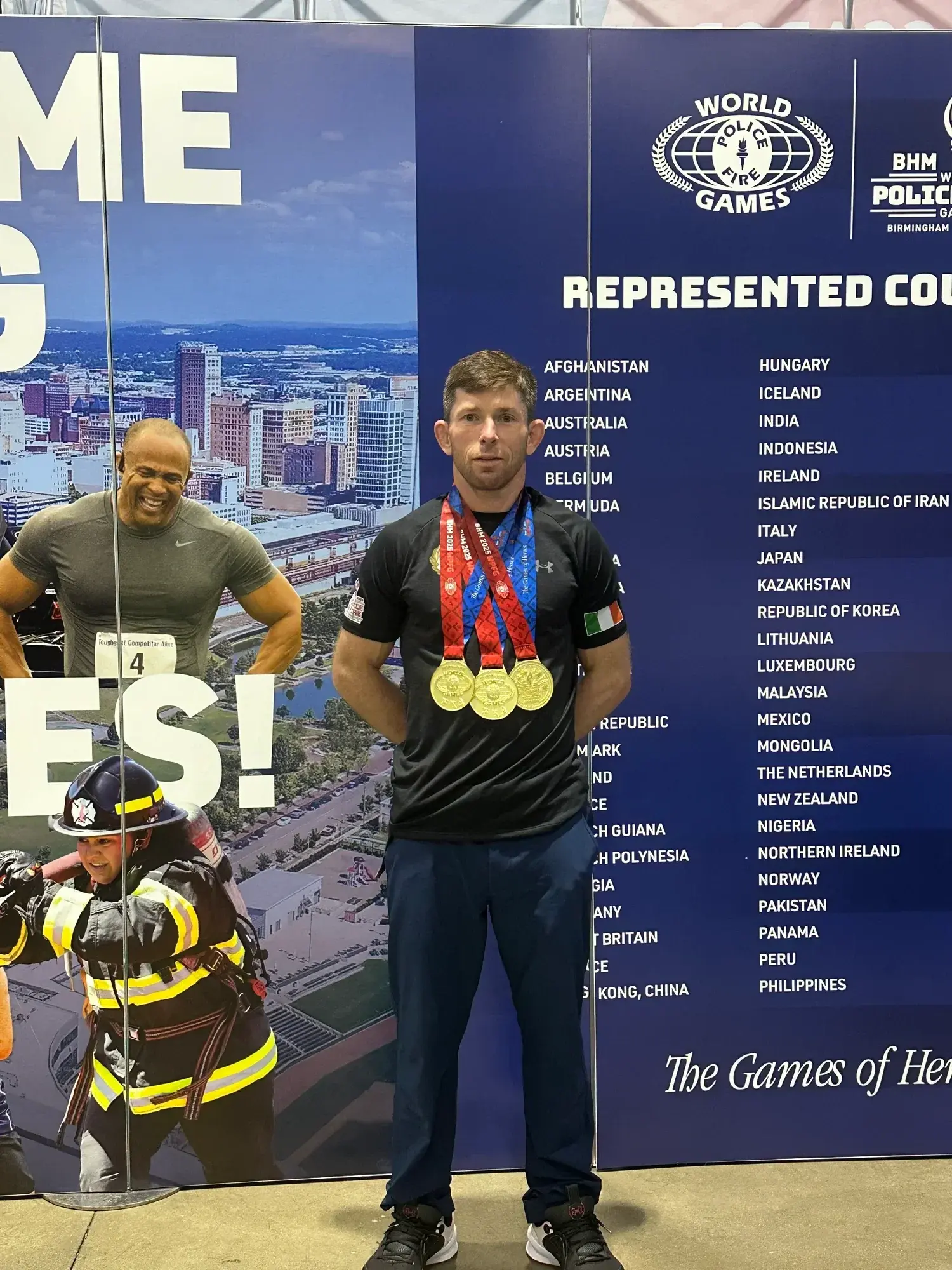 Coach Galera Wins Triple Gold at World Police & Fire Games 2025