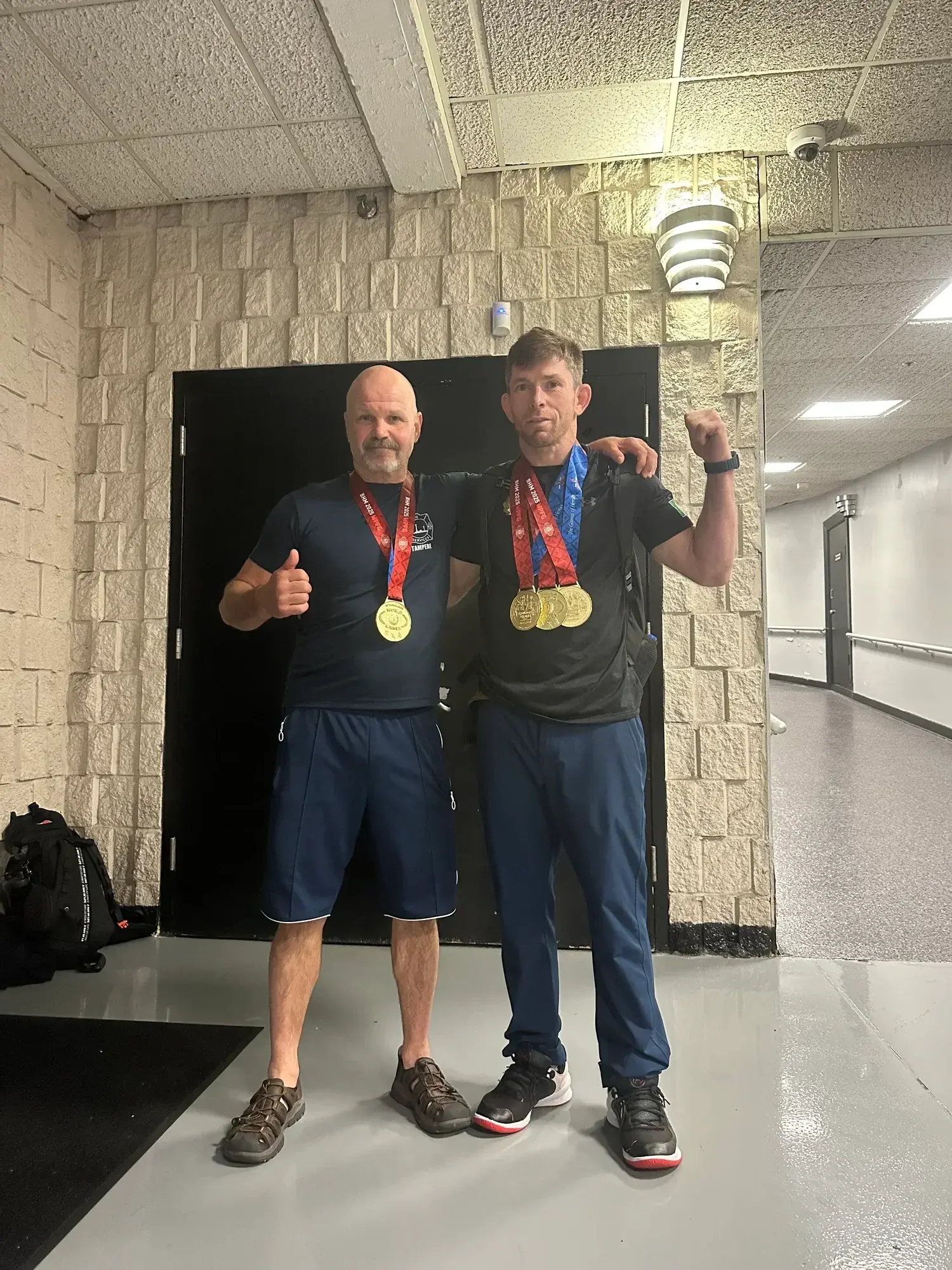 Coach Galera competing in BJJ and freestyle wrestling at the World Police & Fire Games 2025 in Birmingham, Alabama, representing Ireland and Studio Galera in Bandon, West Cork 13
