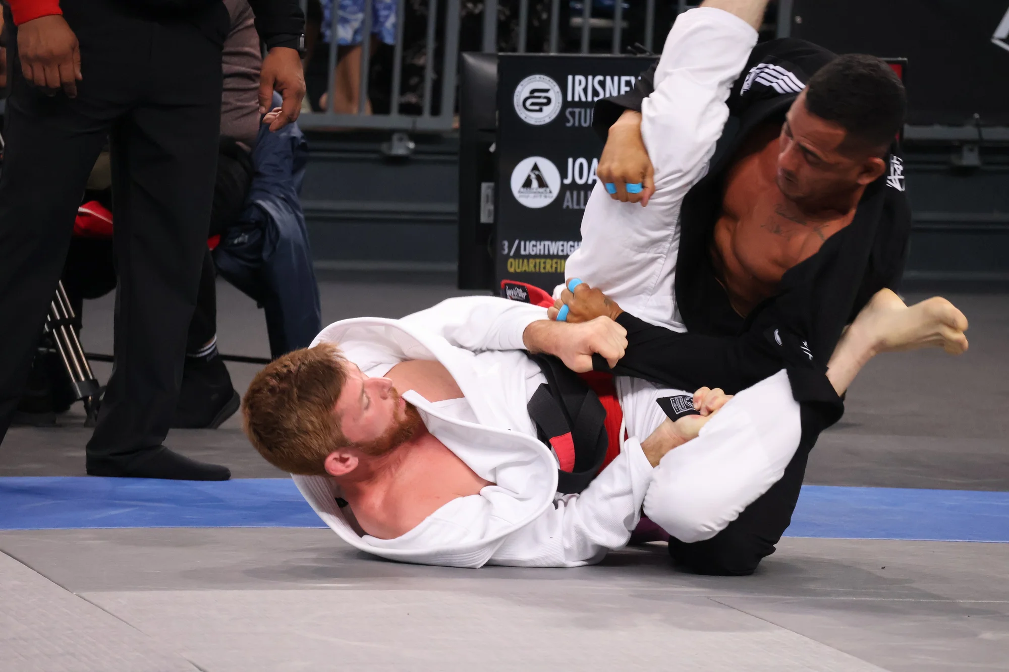Coach Galera competing Gi at the AJP Grand Slam in Rio, representing Studio Galera in Bandon, West Cork
