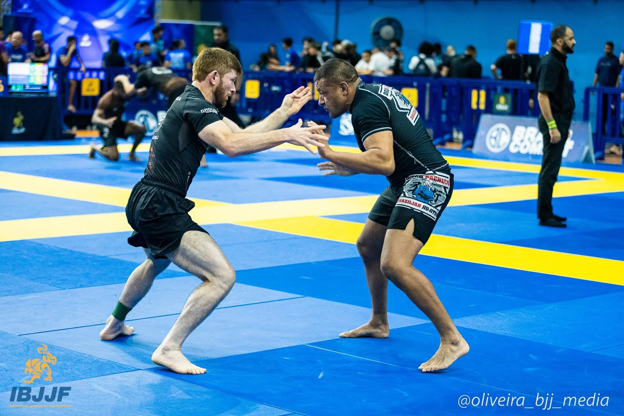 Coach Galera competing No-Gi at the IBJJF Rio Winter Open, representing Studio Galera in Bandon, West Cork